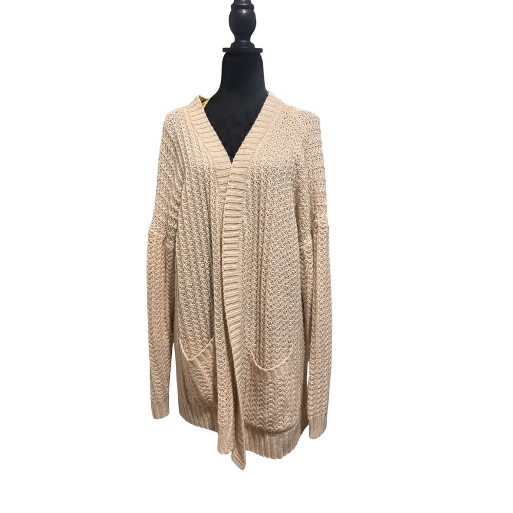 Goods for Life Oversized Cozy Home Sweater – Beige‎ – Size XL – 100% Acrylic